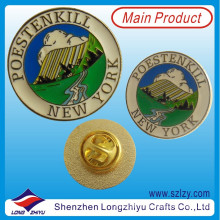 Bouton d&#39;insigne de broche en métal New York personnalisé
